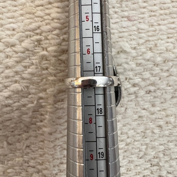 ❤️ Zebra Jasper Southwestern Style 925 Statement Ring Size 7 Weighing 10 GM - Picture 8 of 14